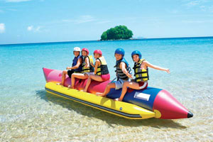 Thai Bananenbootfahrt